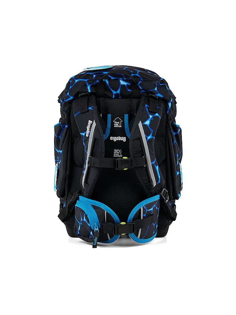 ERGOBAG | Schulrucksack Set 6tlg Pack Bärassic Garden  | Schwarz