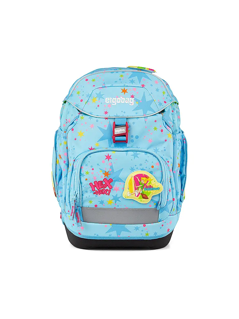 ERGOBAG | Schulrucksack Set 6tlg Pack Bärhext | Hellblau