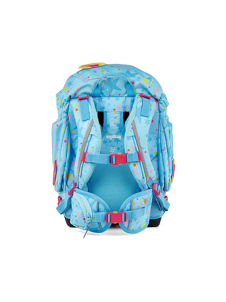 ERGOBAG | Schulrucksack Set 6tlg Pack Bärhext | Hellblau