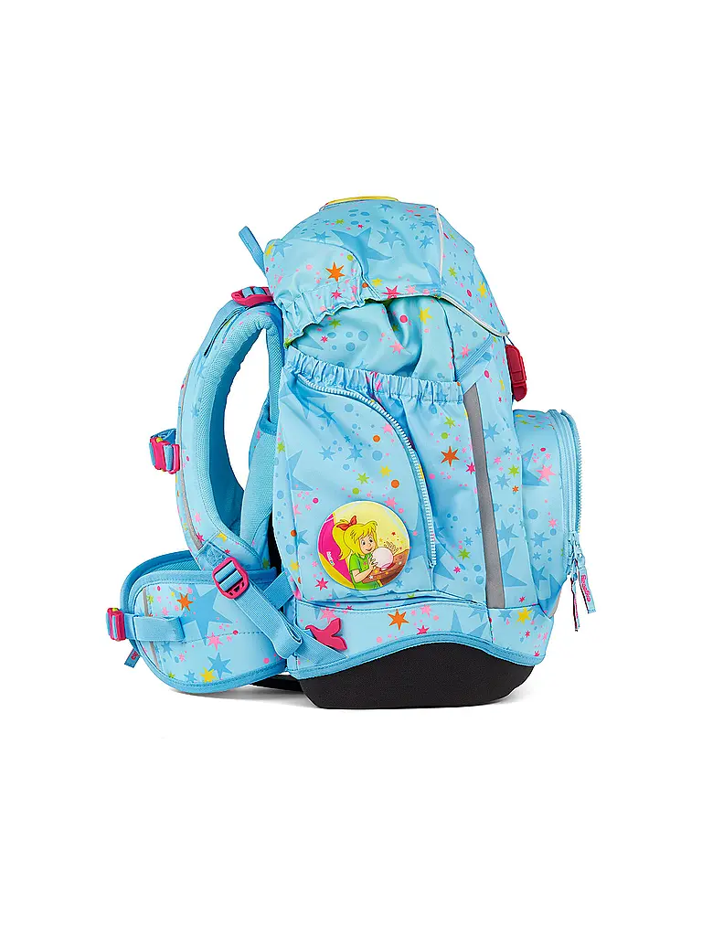 ERGOBAG | Schulrucksack Set 6tlg Pack Bärhext | Hellblau