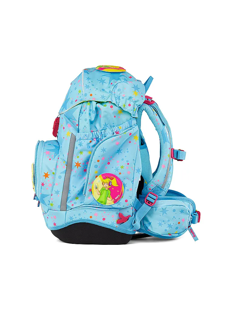 ERGOBAG | Schulrucksack Set 6tlg Pack Bärhext | Hellblau