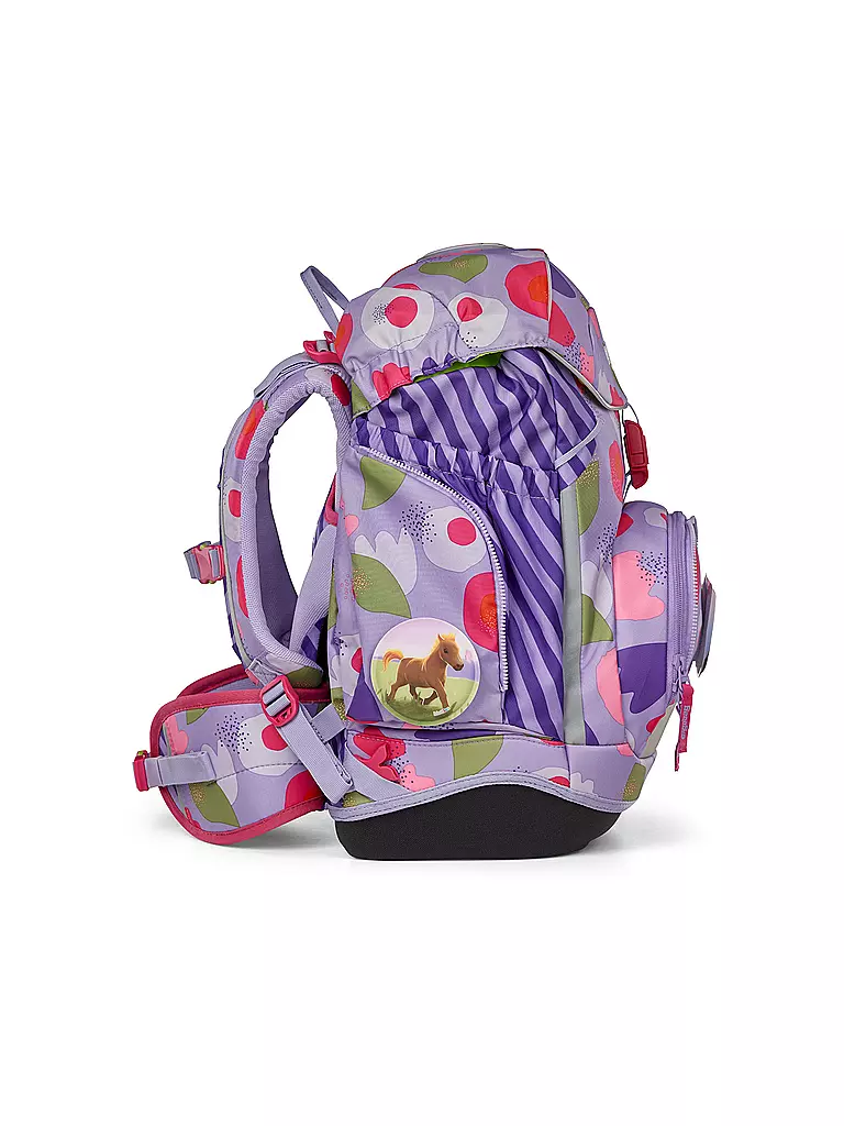 ERGOBAG | Schulrucksack Set 6tlg Pack BlütenzauBär | lila