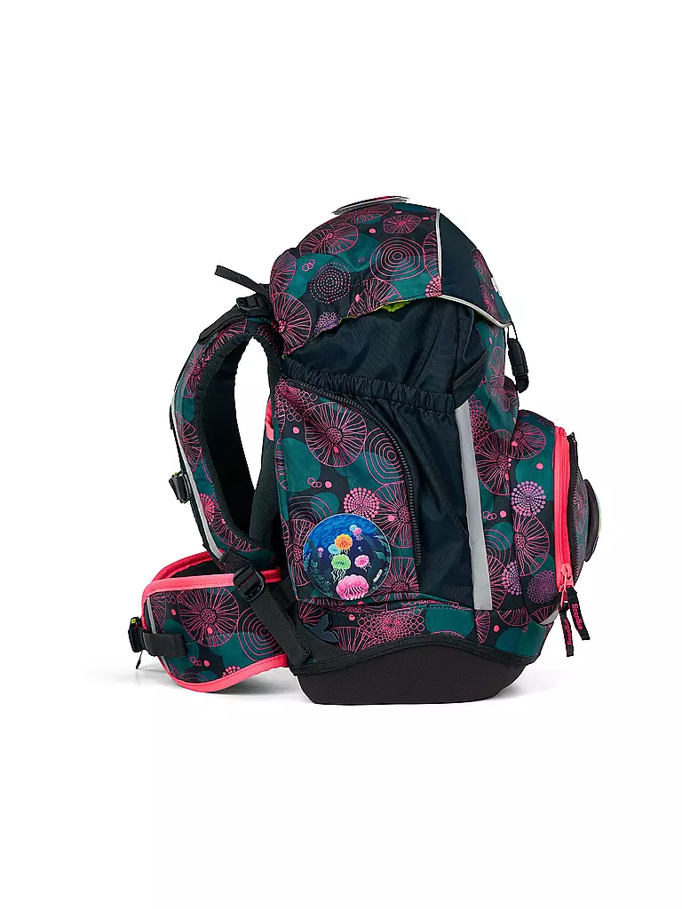 ERGOBAG | Schulrucksack Set 6tlg Pack KorallBär | schwarz