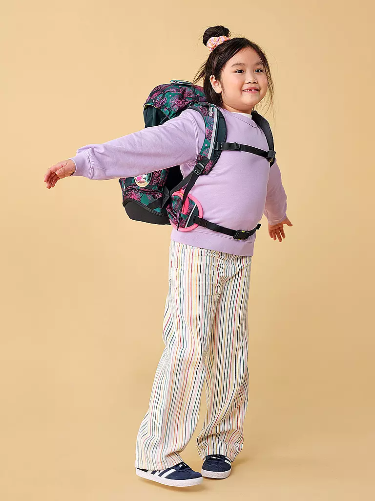 ERGOBAG | Schulrucksack Set 6tlg Pack KorallBär | schwarz