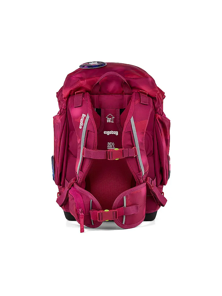 ERGOBAG | Schulrucksack Set 6tlg Pack MondzauBär | Pink