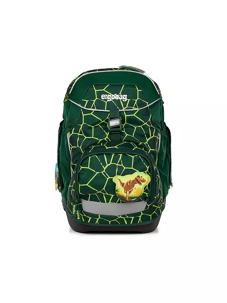 ERGOBAG | Schulrucksack-Set 6tlg.  Pack BärRex | dunkelgrün