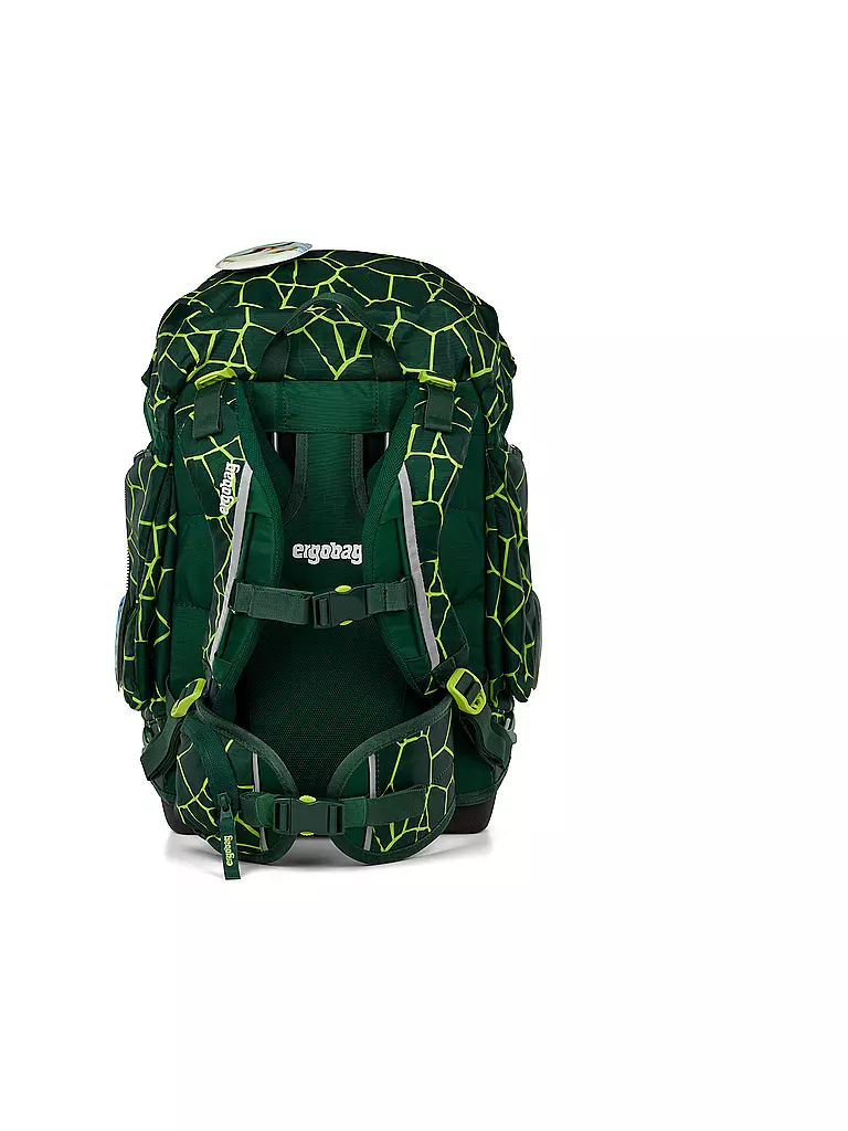 ERGOBAG | Schulrucksack-Set 6tlg.  Pack BärRex | dunkelgrün