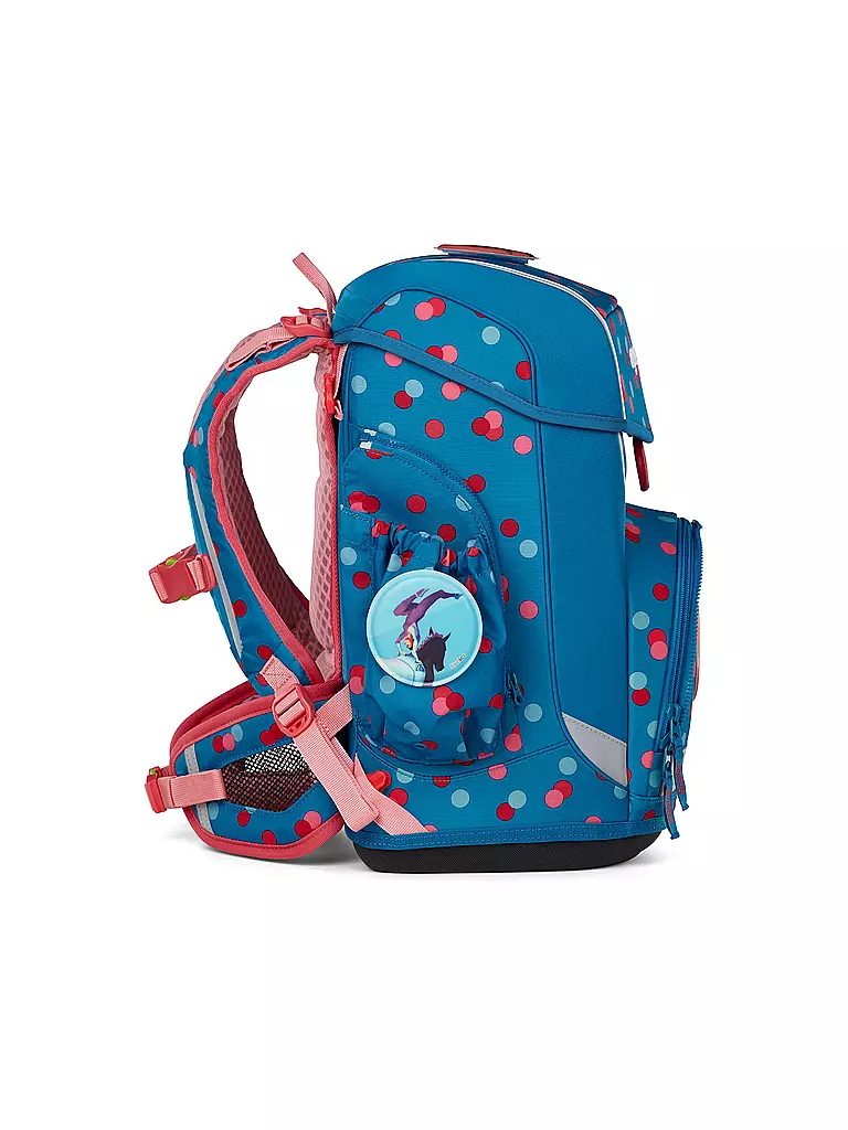 ERGOBAG | Schulrucksack-Set 6tlg. Cubo Light  | blau