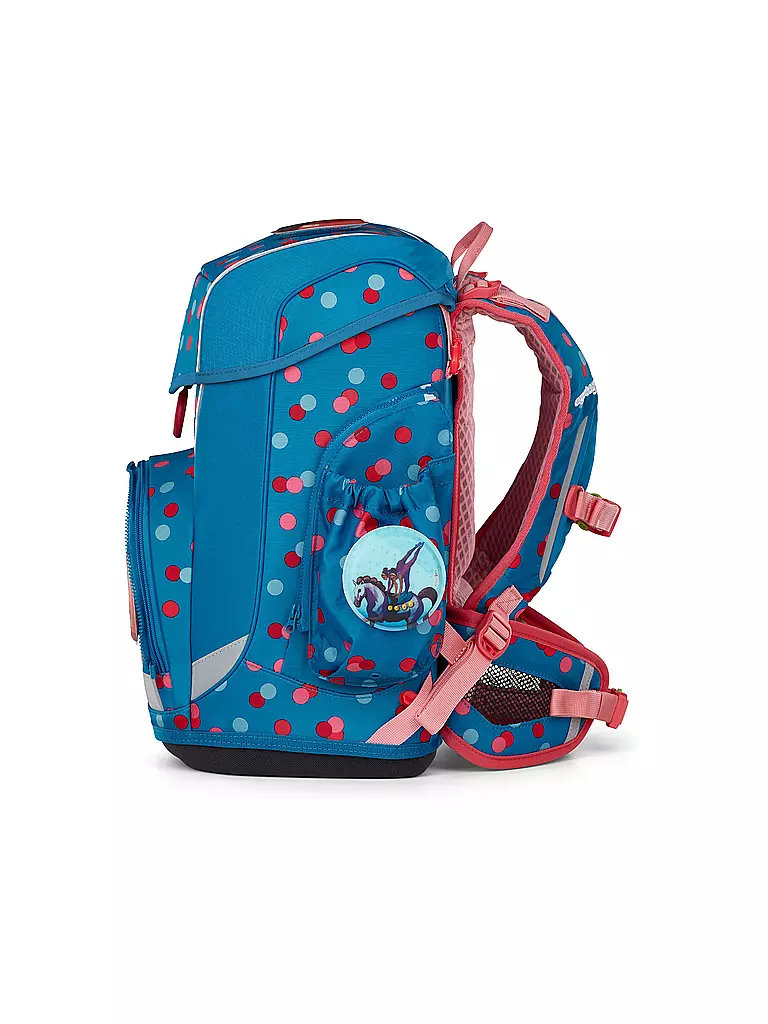 ERGOBAG | Schulrucksack-Set 6tlg. Cubo Light  | blau