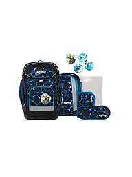 ERGOBAG | Schulrucksack-Set 6tlg. Maxi Bärassic Garden | Schwarz