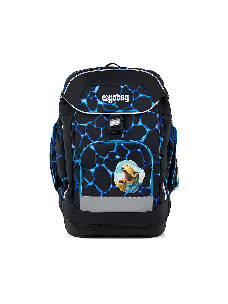 ERGOBAG | Schulrucksack-Set 6tlg. Maxi Bärassic Garden | Schwarz