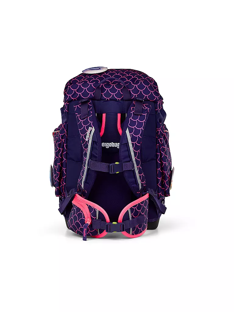 ERGOBAG | Schulrucksack-Set 6tlg. Maxi Perlentaucher | dunkelblau