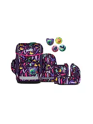 ERGOBAG | Schultasche Set 6tlg MAXI SpitzenbreitBär | lila