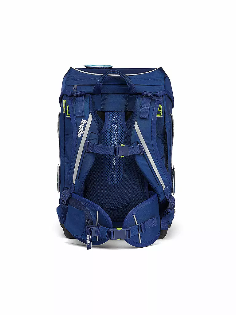 ERGOBAG | Schultaschen Set 5-tlg. Cubo - BlaulichtBär | dunkelblau