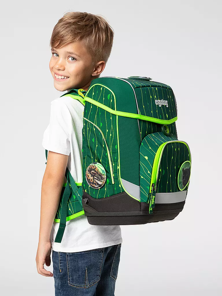 ERGOBAG | Schultaschen Set 5-tlg. Cubo - RambazamBär | grün