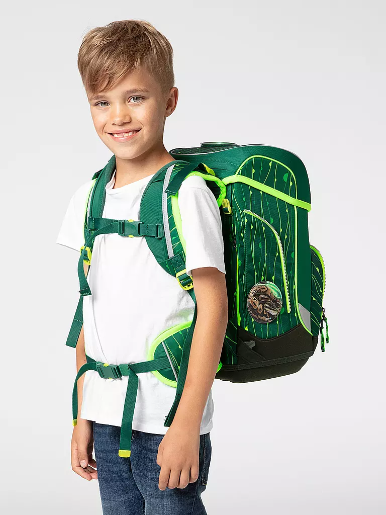 ERGOBAG | Schultaschen Set 5-tlg. Cubo - RambazamBär | grün