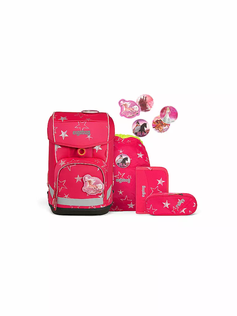 ERGOBAG | Schultaschen Set 5-tlg. Cubo Light - CinBärella | pink