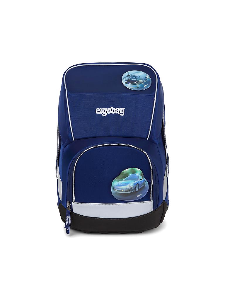 ERGOBAG | Schultaschen Set 5tlg "Wide - BlaulichtBär) | blau