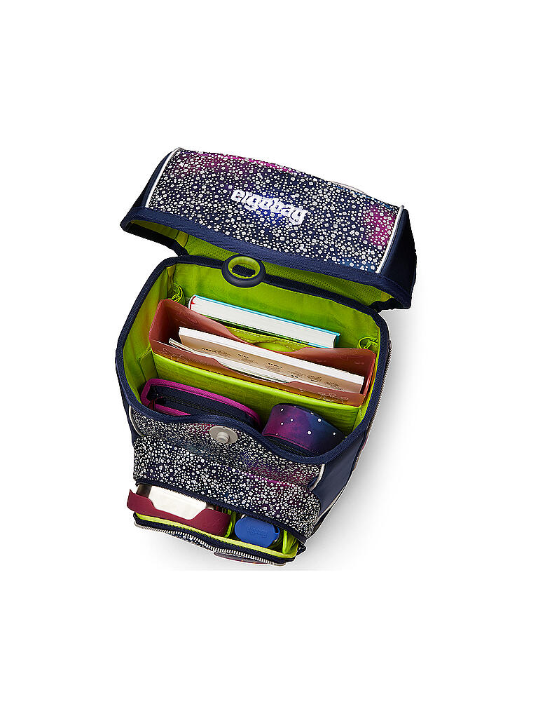 ERGOBAG | Schultaschen Set 5tlg Cubo - Bärlaxy | lila