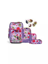 ERGOBAG | Schultaschenset 5tlg CUBO - Bärnsteinhöhle  | lila