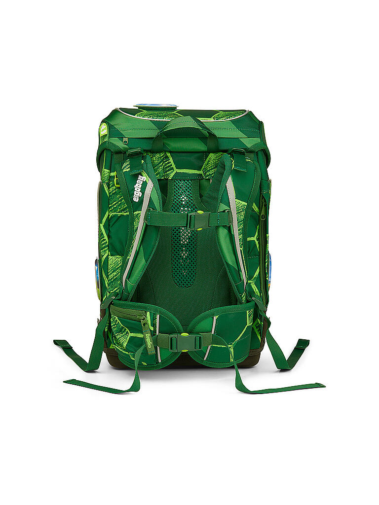 ERGOBAG | Schultaschen Set 5tlg Cubo - ElfmetBär | grün