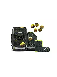 ERGOBAG | Schultaschenset 5tlg CUBO - Bärnsteinhöhle  | dunkelgrün