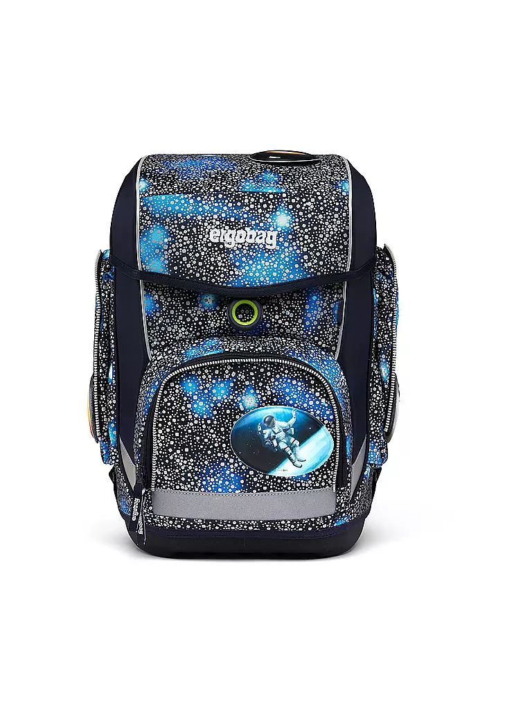 ERGOBAG | Schultaschen Set 5tlg Cubo Bär Anhalter durch die Galaxis | schwarz