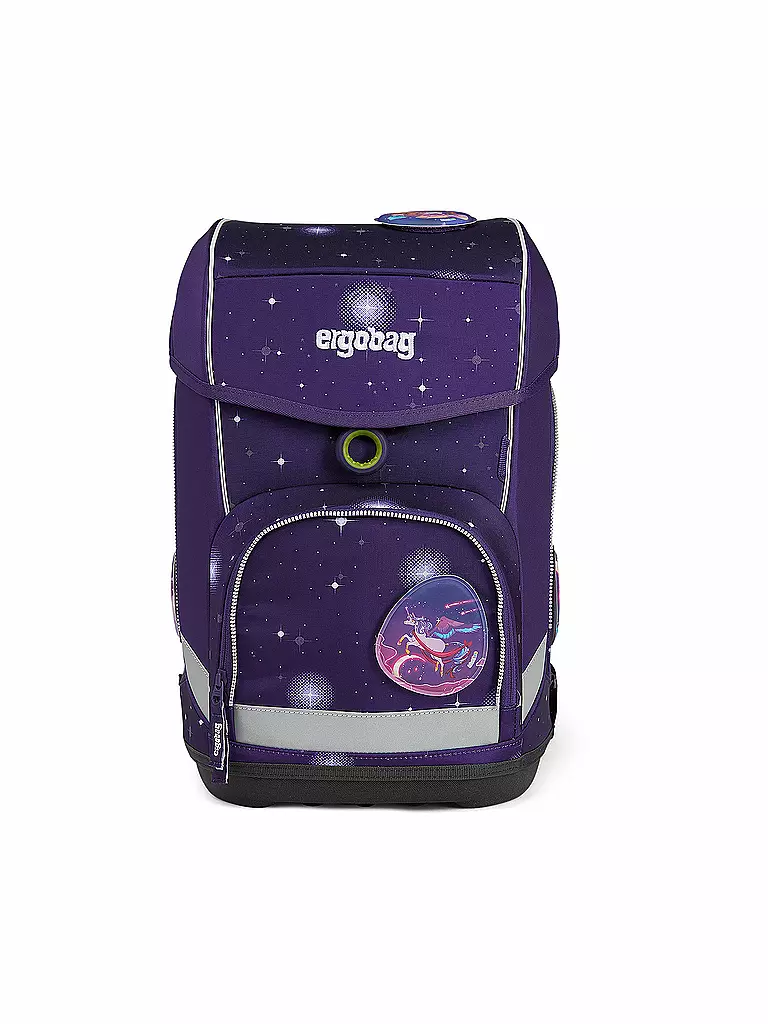 ERGOBAG | Schultaschen Set 5tlg Cubo Bärgasus Glow | lila