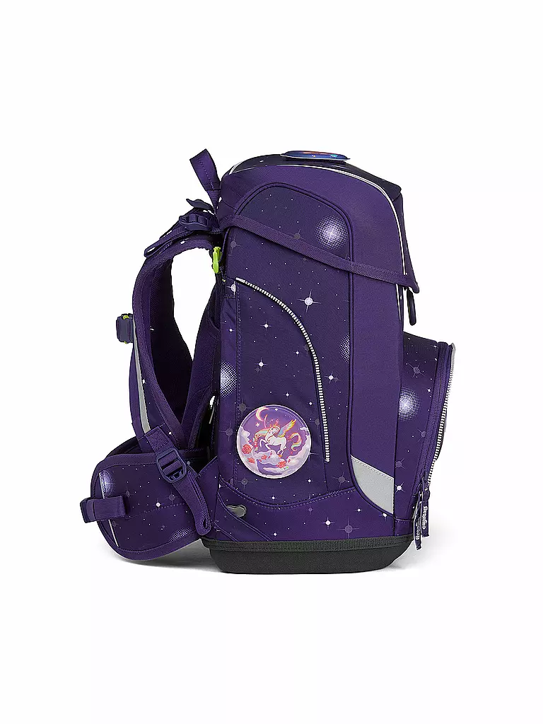 ERGOBAG | Schultaschen Set 5tlg Cubo Bärgasus Glow | lila