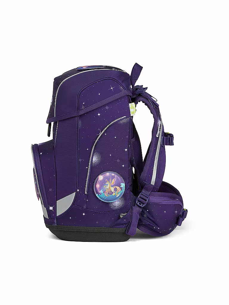 ERGOBAG | Schultaschen Set 5tlg Cubo Bärgasus Glow | lila