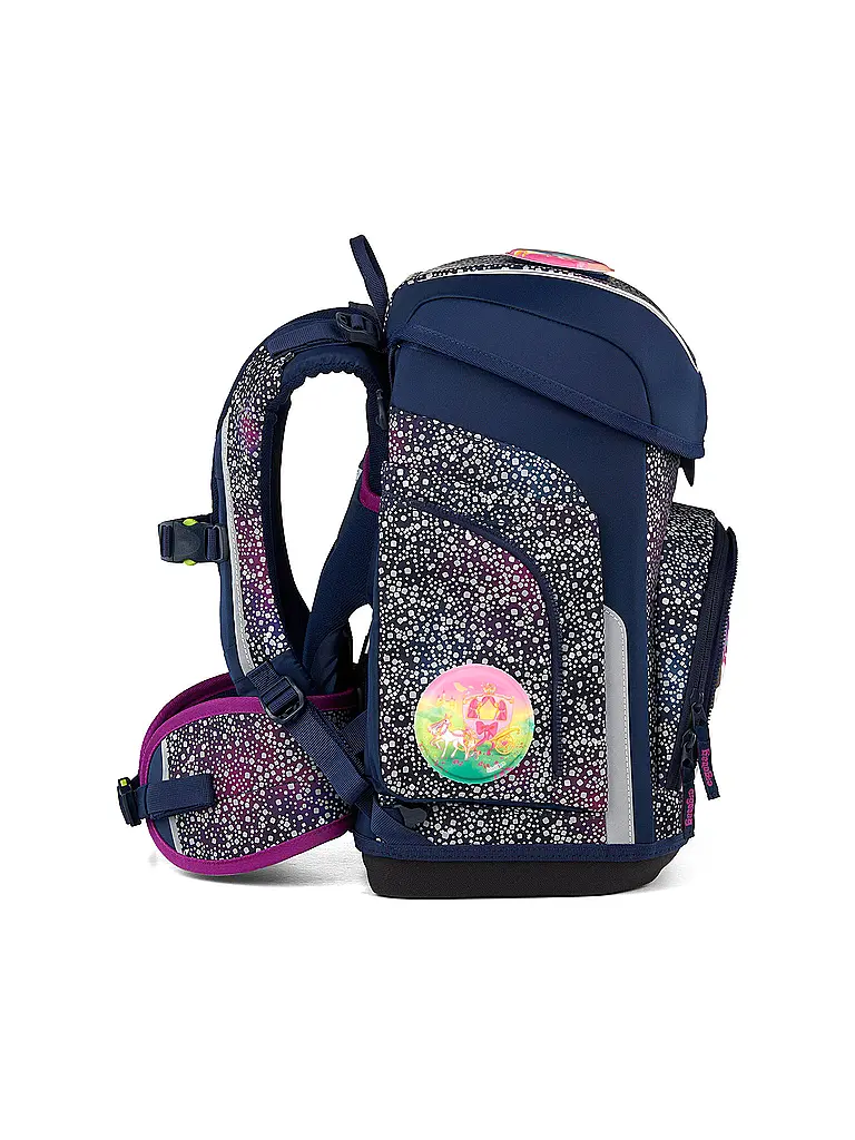 ERGOBAG | Schultaschen Set 5tlg CUBO Bärlaxy | Dunkelblau