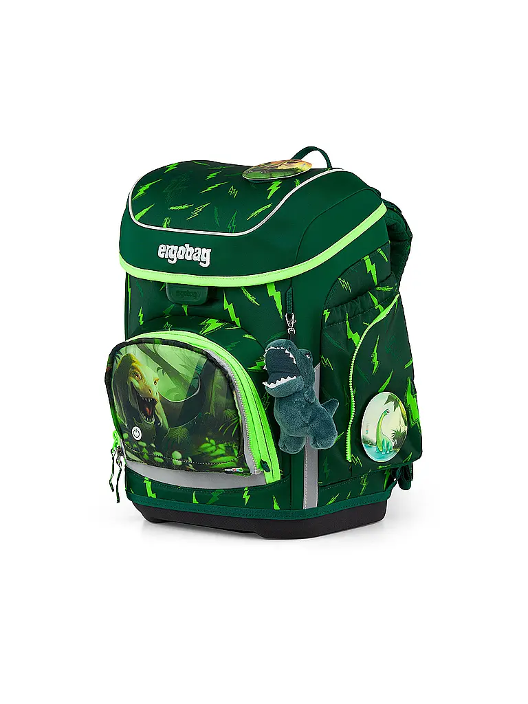 ERGOBAG | Schultaschen Set 5tlg CUBO Bärtastisch 2026 | Dunkelgrün