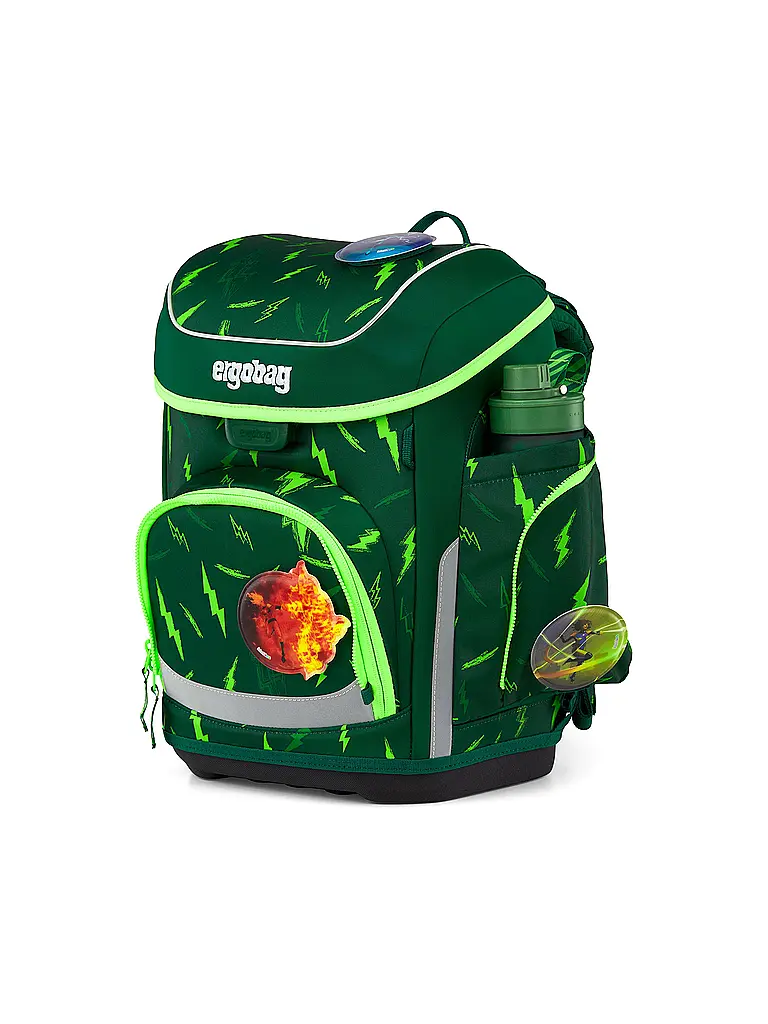 ERGOBAG | Schultaschen Set 5tlg CUBO Bärtastisch 2026 | Dunkelgrün