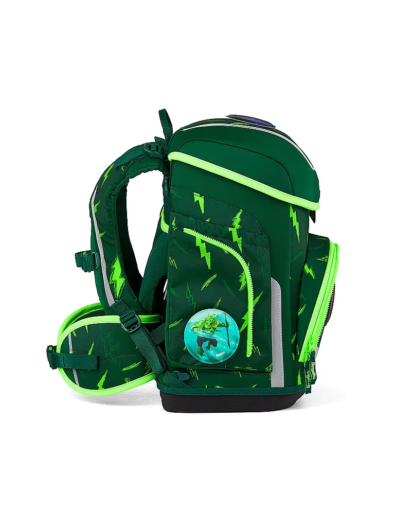ERGOBAG | Schultaschen Set 5tlg CUBO Bärtastisch 2026 | Dunkelgrün