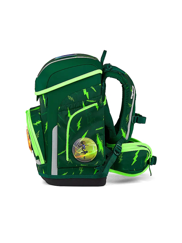 ERGOBAG | Schultaschen Set 5tlg CUBO Bärtastisch 2026 | Dunkelgrün
