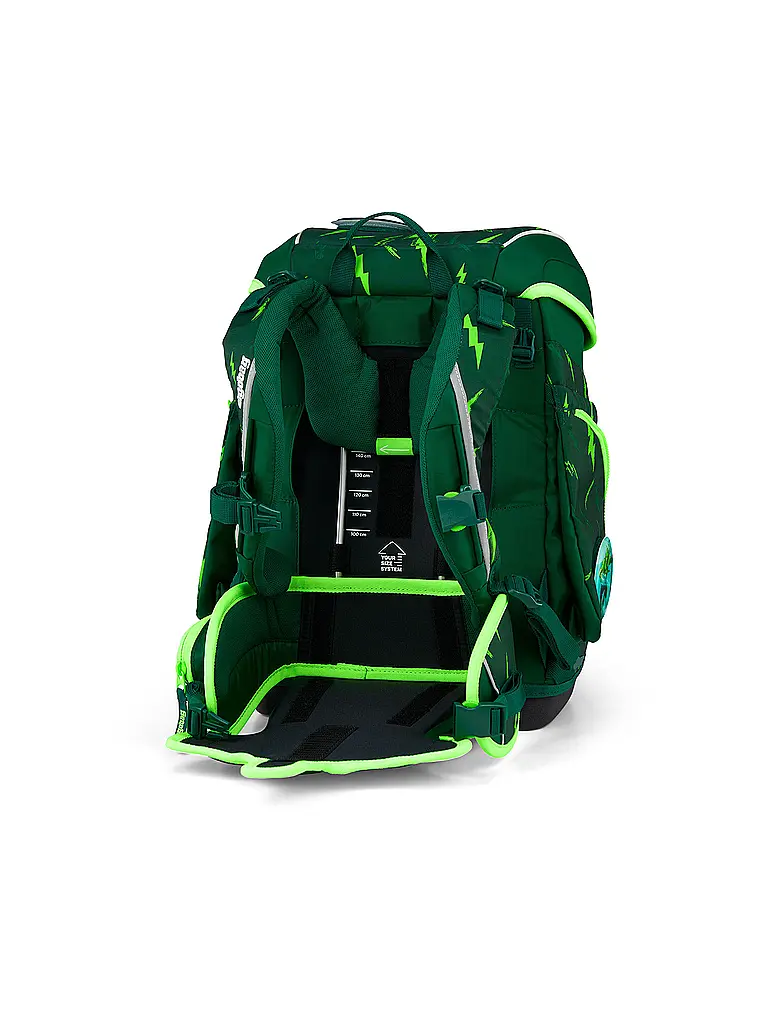 ERGOBAG | Schultaschen Set 5tlg CUBO Bärtastisch 2026 | Dunkelgrün