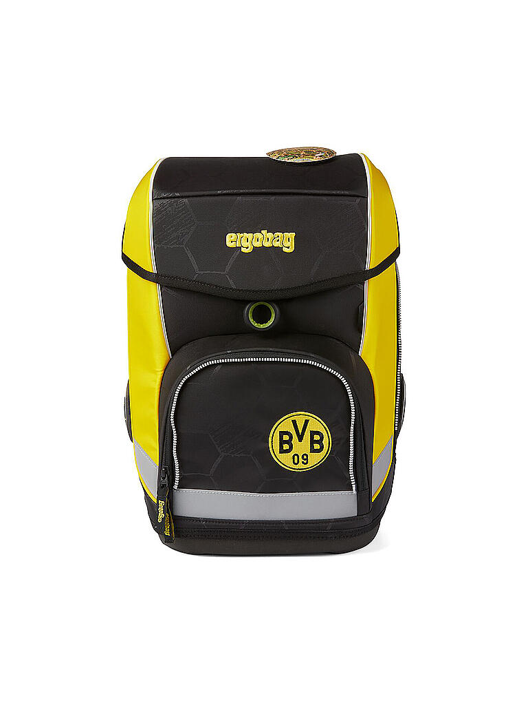 ERGOBAG | Schultaschen Set 5tlg Cubo Borussia Dortmund | schwarz