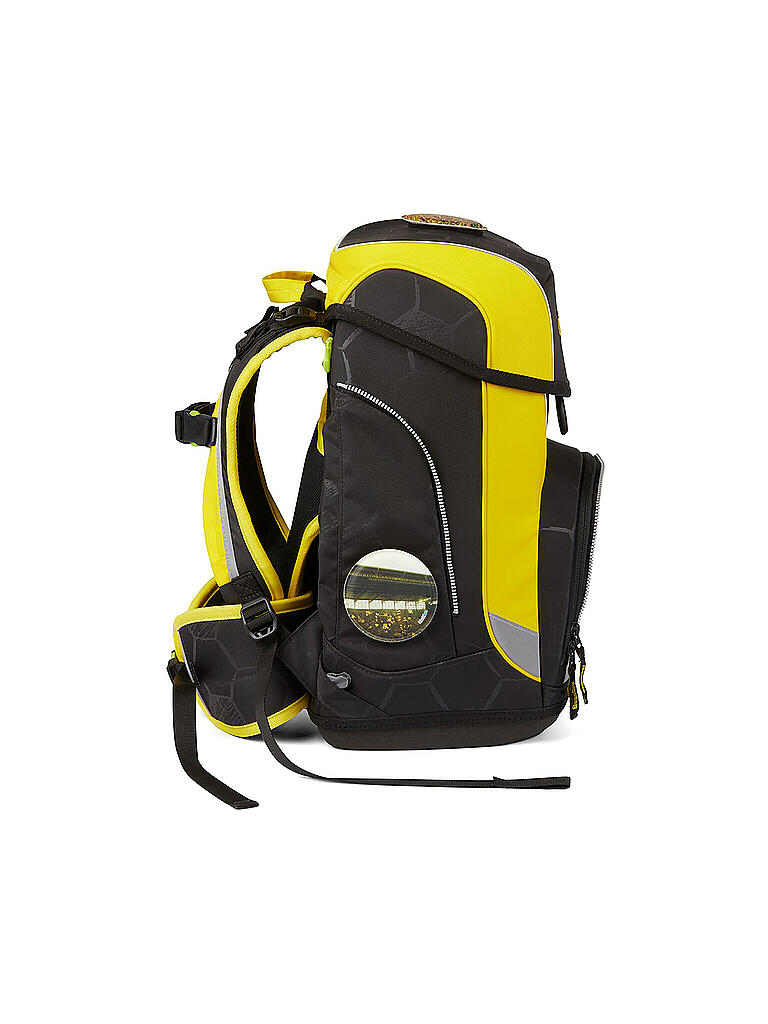 ERGOBAG | Schultaschen Set 5tlg Cubo Borussia Dortmund | schwarz