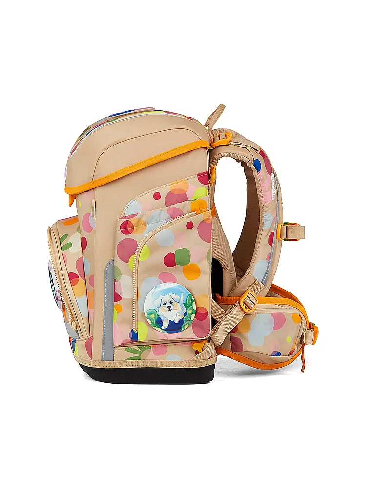 ERGOBAG | Schultaschen Set 5tlg CUBO Flower PowBär 2026 | Beige