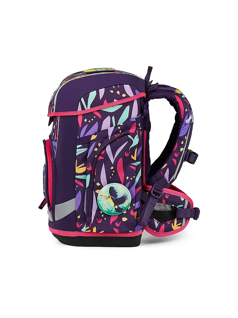 ERGOBAG | Schultaschen Set 5tlg CUBO LIGHT 2026 | Beere