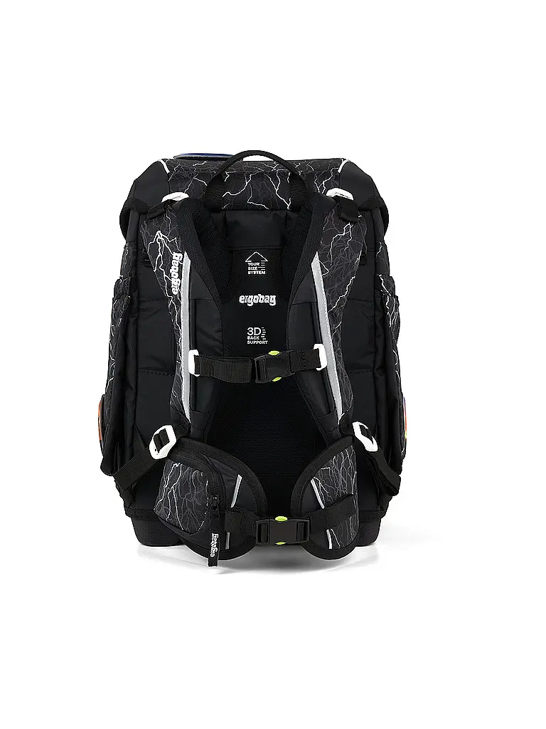 ERGOBAG | Schultaschen Set 5tlg CUBO Super ReflektBär 2026 | Schwarz