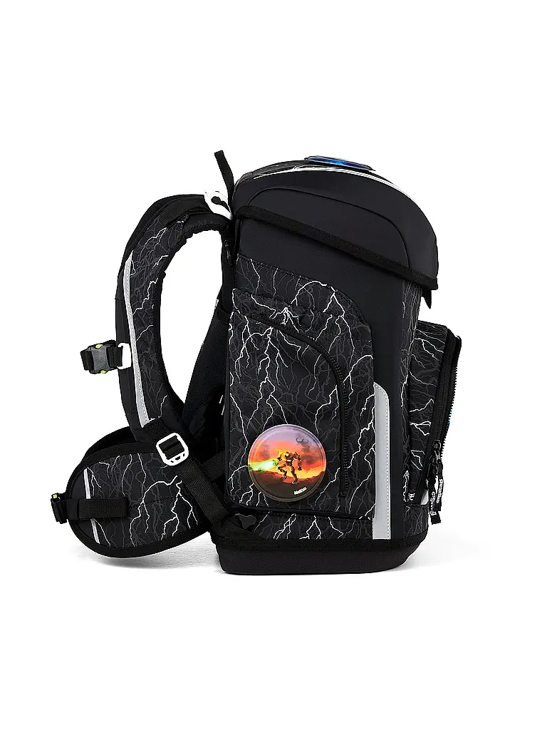 ERGOBAG | Schultaschen Set 5tlg CUBO Super ReflektBär 2026 | Schwarz