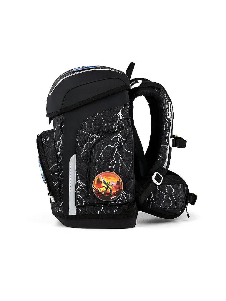 ERGOBAG | Schultaschen Set 5tlg CUBO Super ReflektBär 2026 | Schwarz