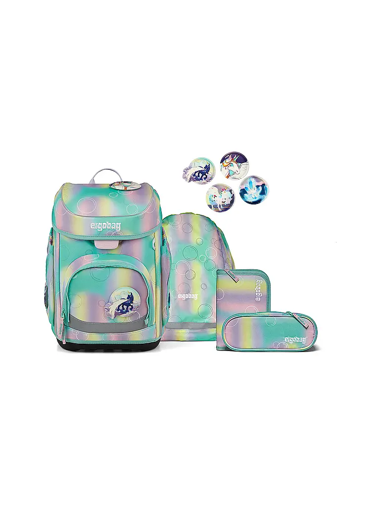 ERGOBAG | Schultaschen Set 5tlg CUBO ZauBärwelt 2026 | Mint