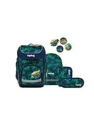 ERGOBAG | Schultaschen Set 5tlg CUBO | Schwarz