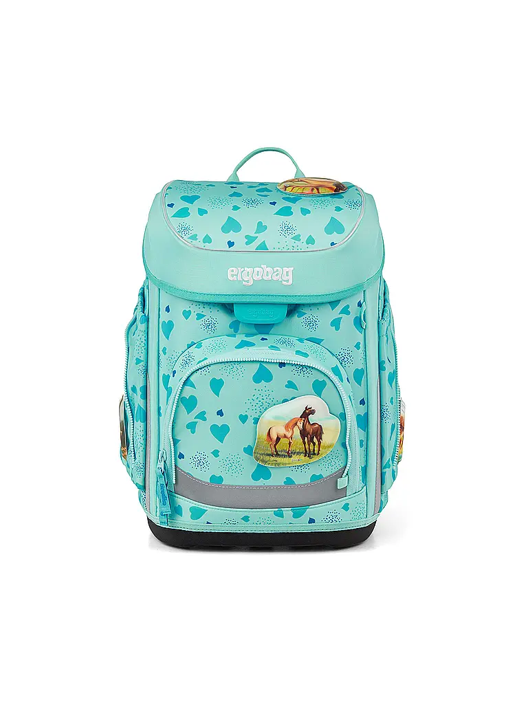 ERGOBAG | Schultaschen Set 5tlg CUBO | Türkis