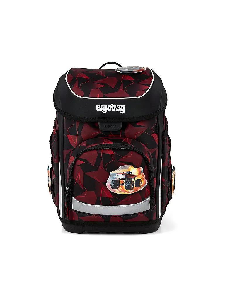 ERGOBAG | Schultaschen Set 5tlg CUBO | Schwarz