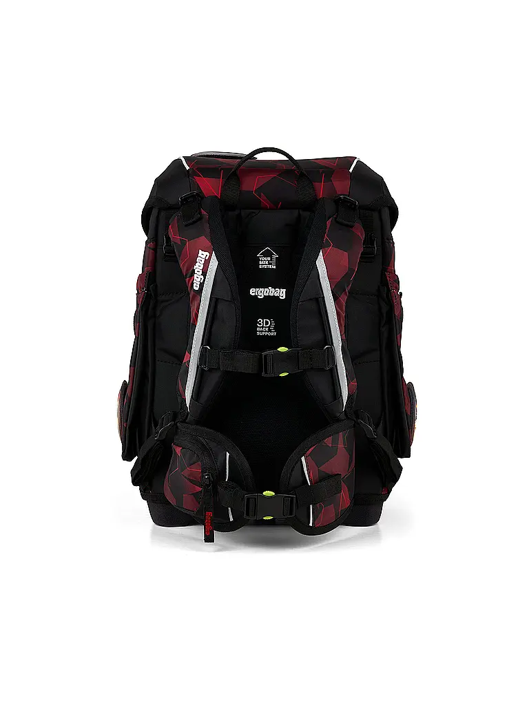 ERGOBAG | Schultaschen Set 5tlg CUBO | Schwarz