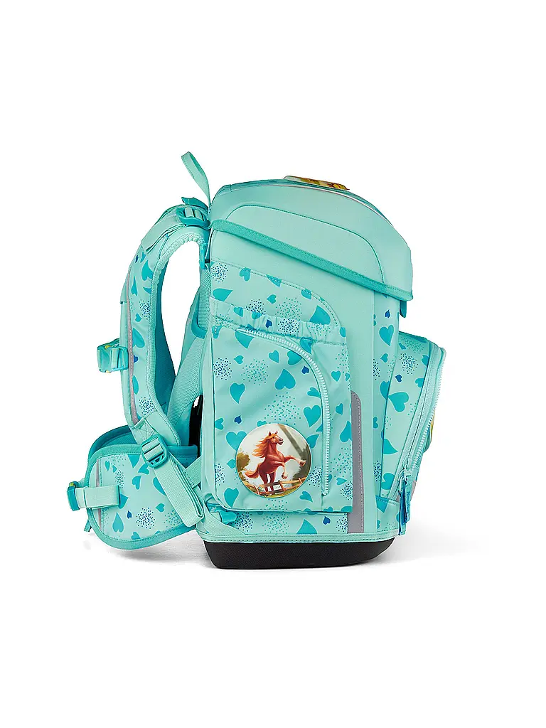 ERGOBAG | Schultaschen Set 5tlg CUBO | Türkis