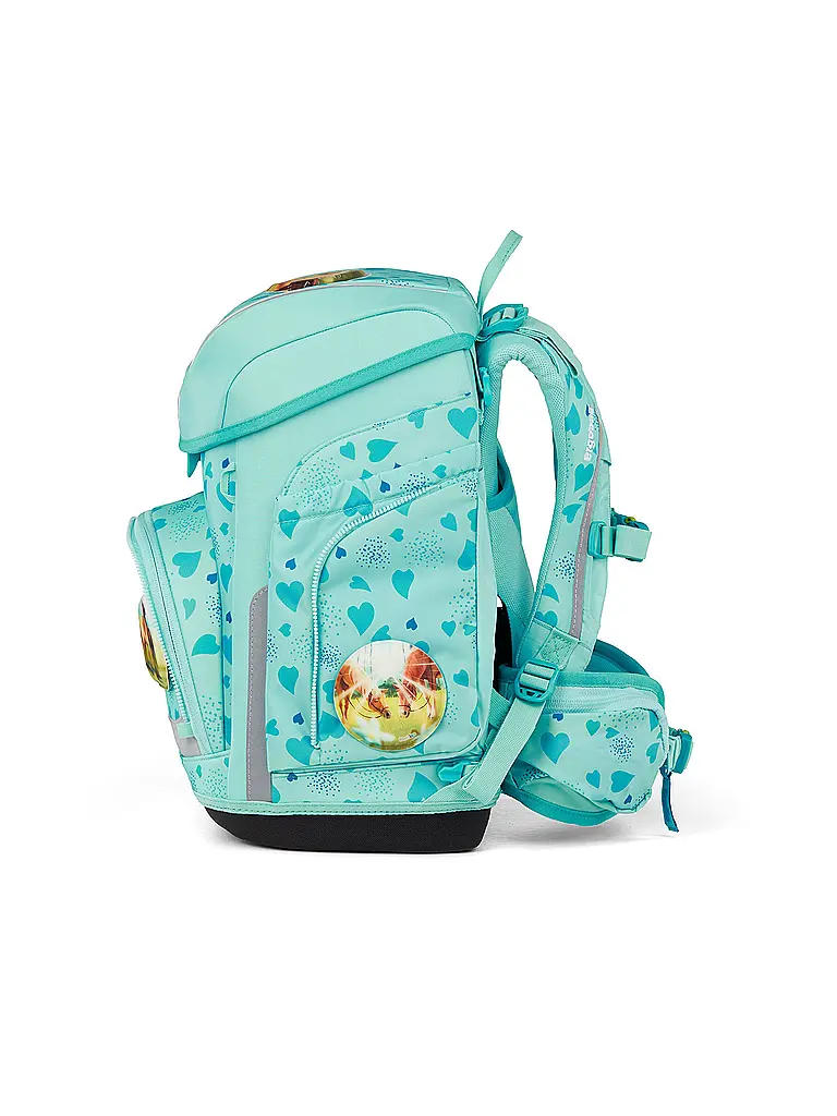 ERGOBAG | Schultaschen Set 5tlg CUBO | Türkis